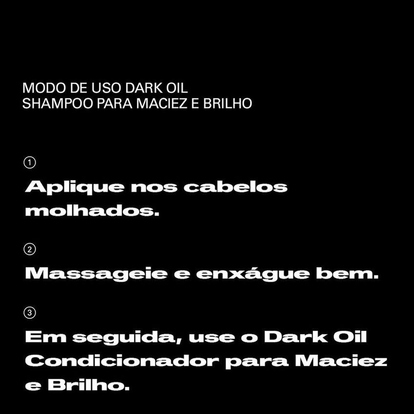 Shampoo Sebastian Professional Dark Oil Limpeza Com Maciez 1l - imagem 4