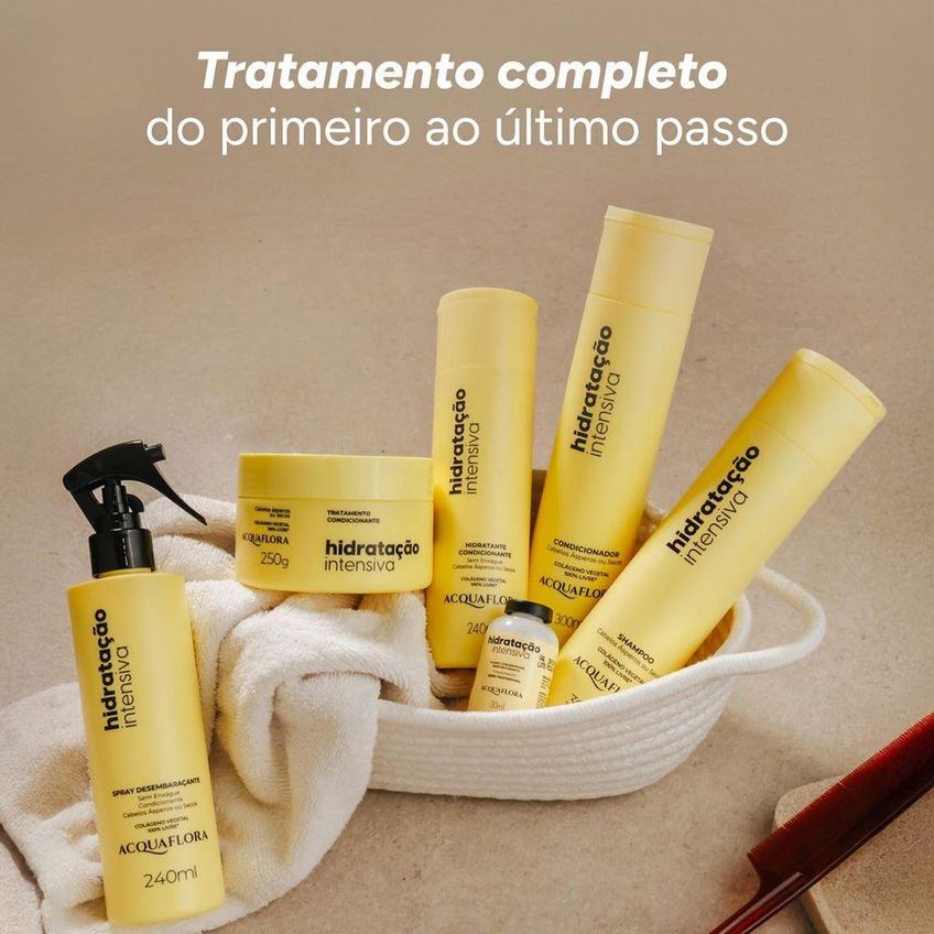 Kit De Tratamento Capilar Hidratação Intensiva Duo Leave-in Controle De Frizz Multicolorido - imagem 4