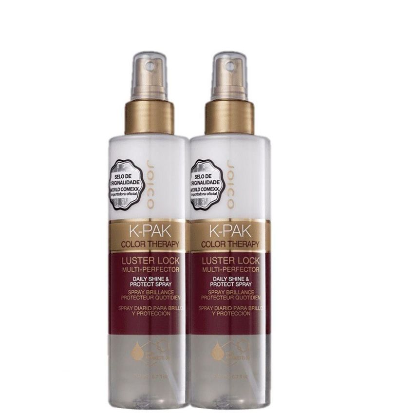 Kit Leave-in Joico K-pak Color Therapy Luster Lock Bifásico 200ml Multicolorido - imagem 4