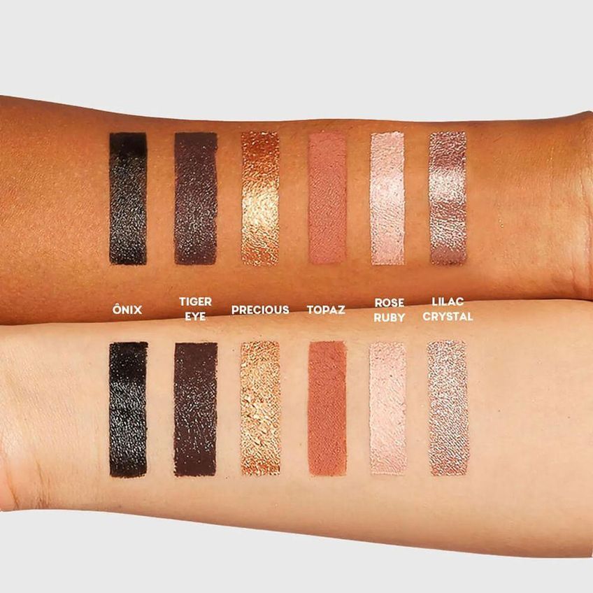 Paleta De Sombras Glam To Go Palette 6 Cores Multicolorido Oceane 9,5g - imagem 4
