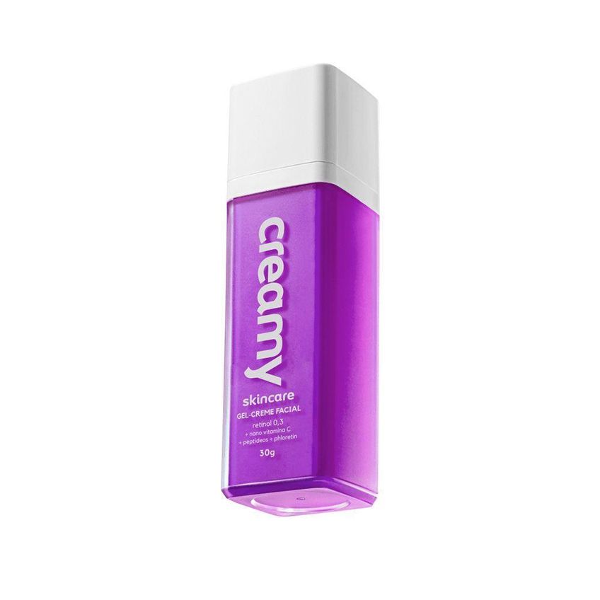 Kit Skincare Vitamina C Retinol Com Sérum E Gel-creme 30ml Multicolorido Creamy - imagem 3