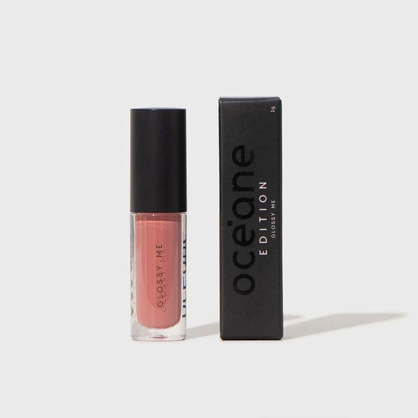 Brilho Labial Glossy Me Shimmer Brown Com Esqualano Efeito Multicolorido Marrom 1g - imagem 3