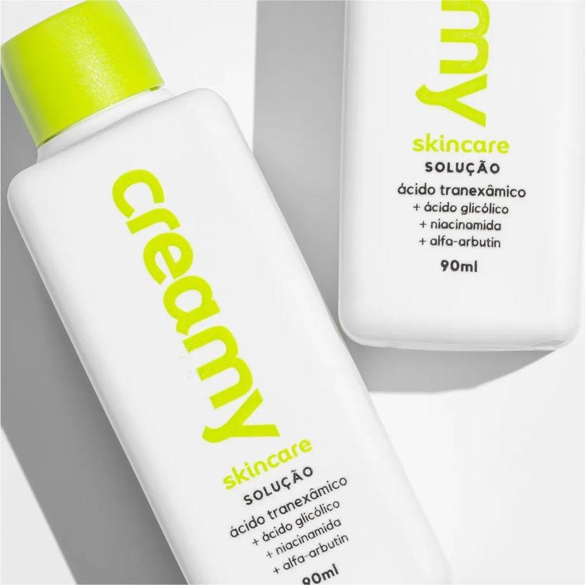 Kit Skincare Creamy Limpador Glicerinado E Ácido Tranexâmico 200ml E 90ml - imagem 2
