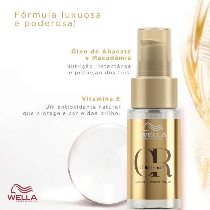 Kit Óleo Capilar Oil Reflections Óleo 30 Extra Com Efeito Gloss 2 Unidades Wella - imagem 3