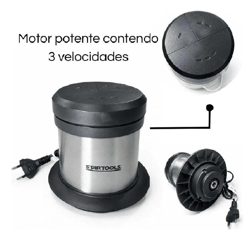 Multiprocessador Yeet Startools 200W 2L Inox 3 Velocidades 220V - imagem 4