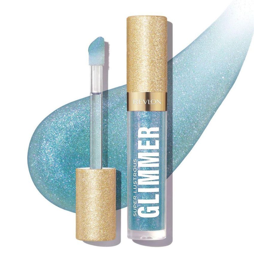 Gloss Labial Super Lustrous Glimmer 010 Indigo Ice Brilho Intenso 4,2ml Revlon - imagem 3