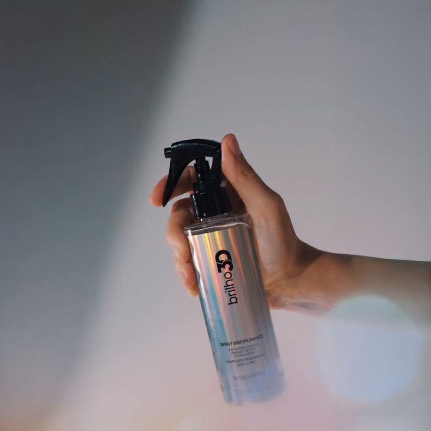 Spray Disciplinante Brilho 3D Com Proteção 200ml Acquaflora - imagem 3