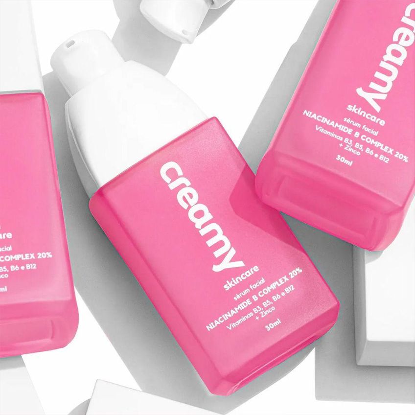 Kit De Skincare Gel De Limpeza Calming Cream Niacinamide B Hidratação Controle Creamy - imagem 2