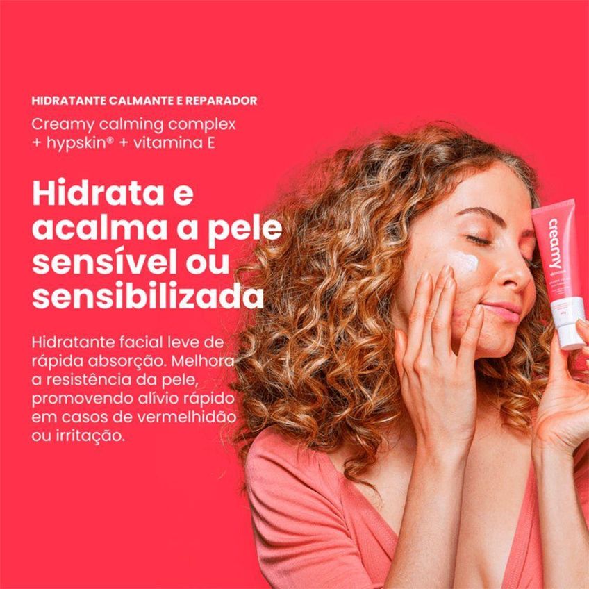 Kit De Skincare Gel De Limpeza Calming Cream Niacinamide B Hidratação Controle Creamy - imagem 3