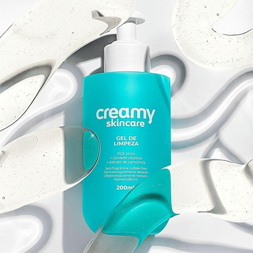 Kit De Skincare Gel De Limpeza Calming Cream Niacinamide B Hidratação Controle Creamy - imagem 4
