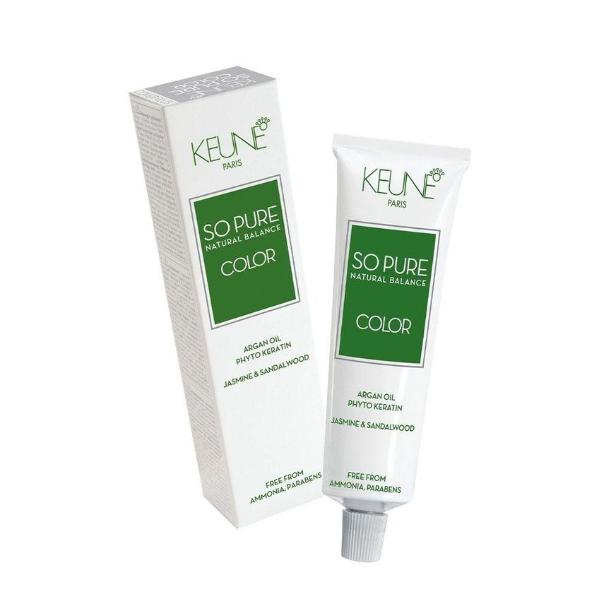 Coloração Em Creme So Pure Color 7 Cor Uniforme Multicolorido Keune 60ml - imagem 4