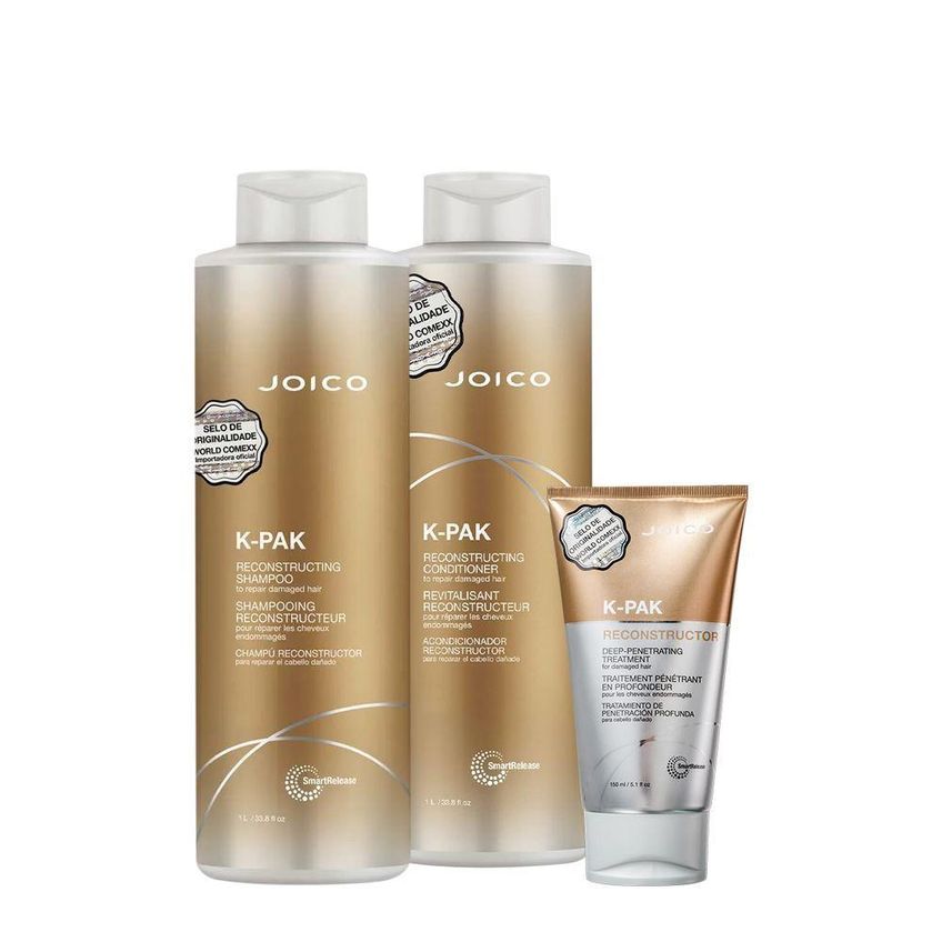 Kit De Tratamento K-pak Reconstrutor Deep Luster Salon Total Reconstrução Capilar Joico - imagem 5