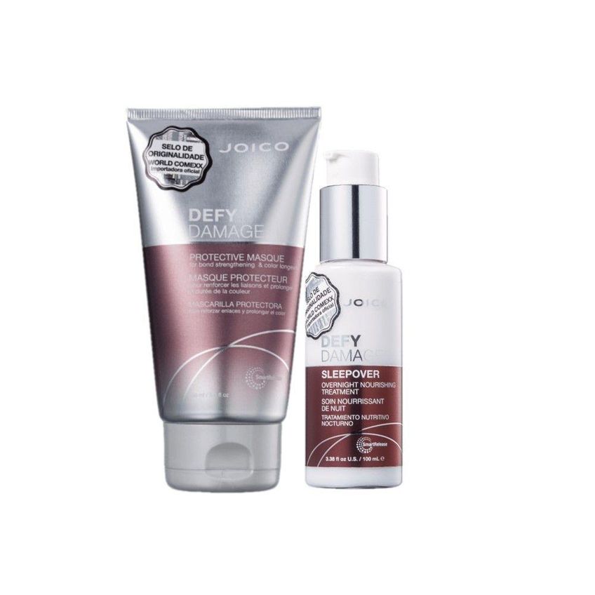 Kit De Tratamento Defy Damage Protective Mask Sleep Protege Contra Danos Multicolorido Joico - imagem 3