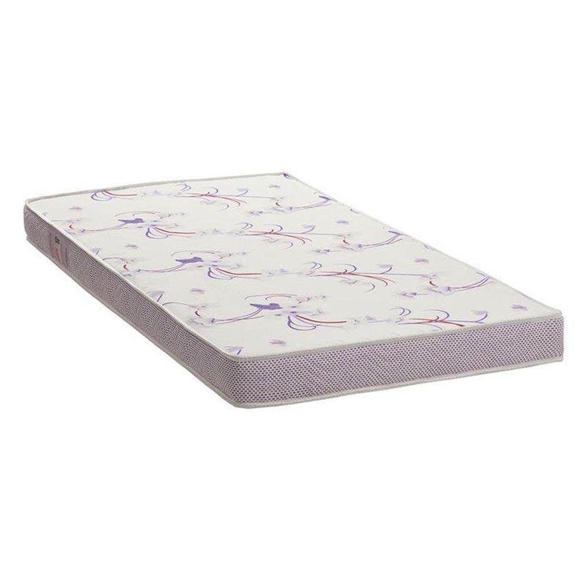 Cama Solteiro Simba Com Colchão Pés Madeira MDF Fosco Areia Reller Móveis - imagem 5