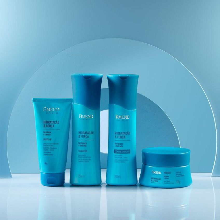 Máscara Capilar Expertise Hidratação & Força Amend Cosméticos 300g - imagem 3