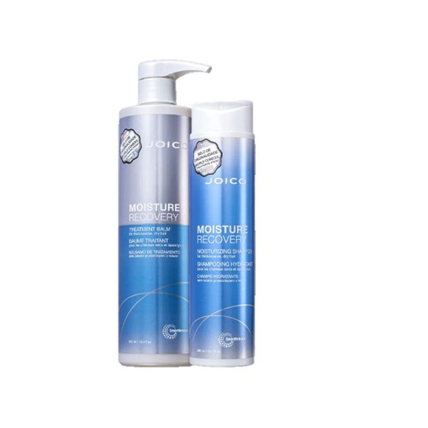 Kit Capilar Moisture Recovery Limpeza E Tratamento Para Fios Secos Multicolorido Joico - imagem 3