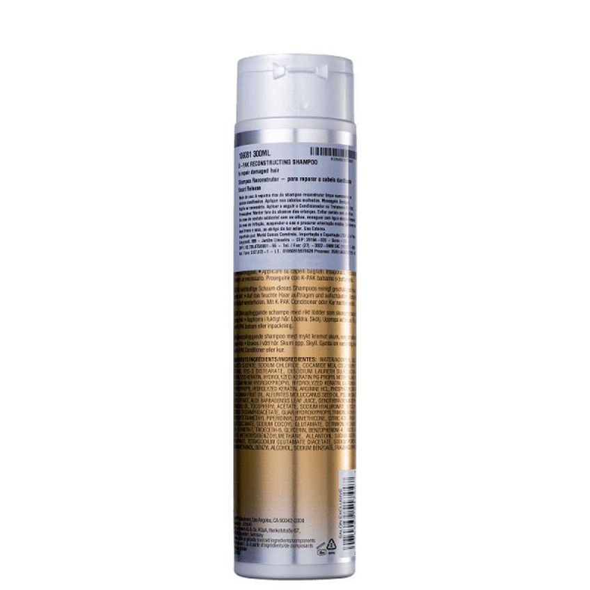 Shampoo K-pak Reconstructing Multicolorido Joico 300ml - imagem 3