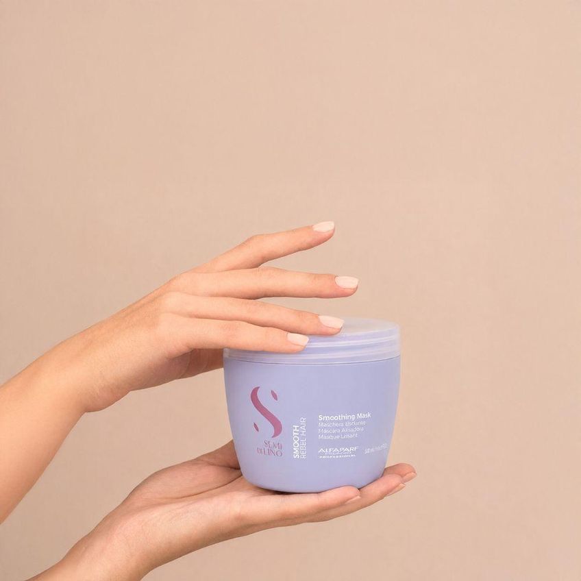 Máscara Capilar Semi Di Lino Smooth Suavidade Intensa 500ml Alfaparf - imagem 4