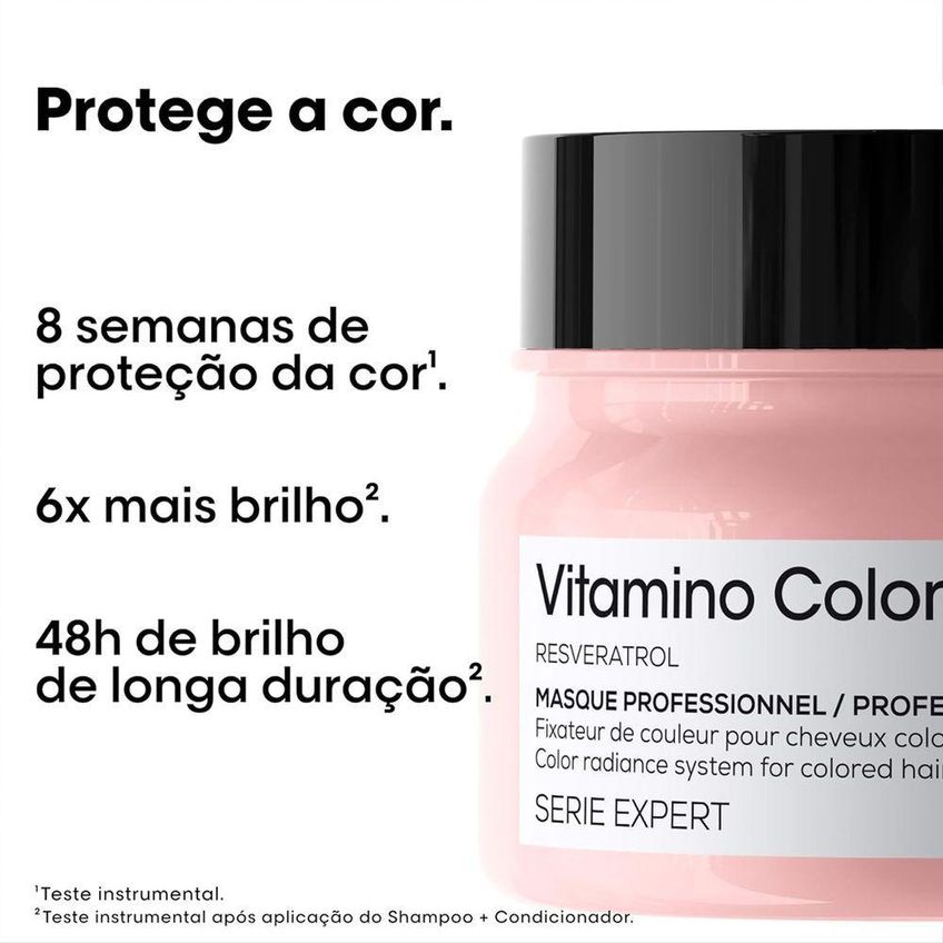 Kit De Tratamento Capilar Vitamino Color Home Care Oil 30 Proteção Da Cor Nutrição L'Oréal Paris - imagem 4
