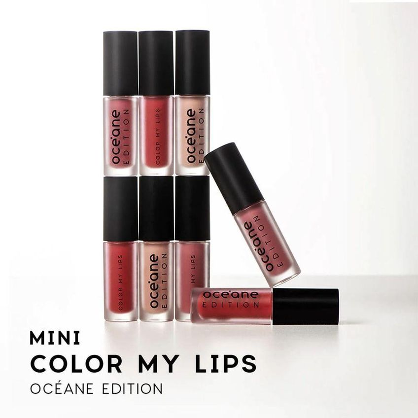 Batom Líquido Color My Lips Naked Nude Acabamento Matte Fórmula Vegana Nude Oceane - imagem 4