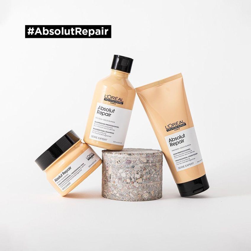 Kit De Tratamento Serie Expert Absolut Repair Reestruturação Da Fibra Multicolorido L'Oréal Paris - imagem 3