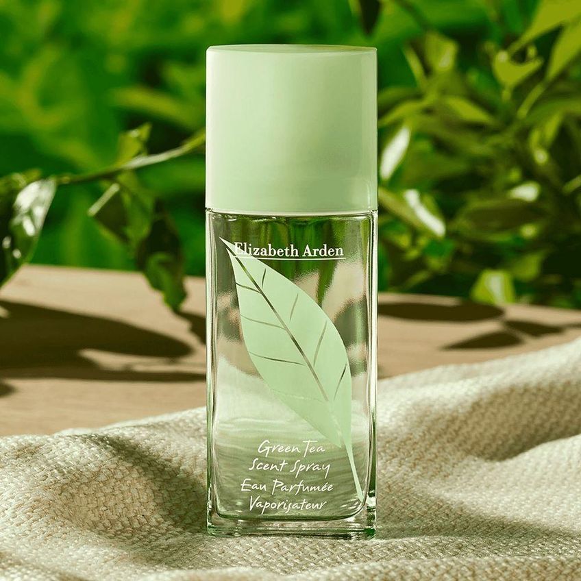 Perfume Green Tea Eau Parfumée Vidro Transparente Eau De Parfum Elizabeth Arden - imagem 3