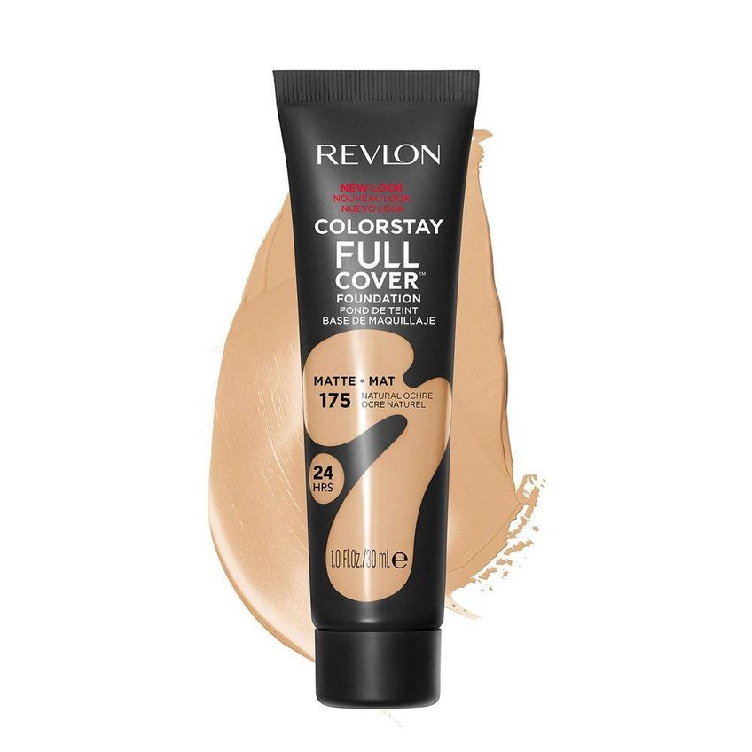 Base Líquida Colorstay Full Cover FPS 35 175 Natural Ochre Cobertura Completa Revlon 30ml - imagem 3