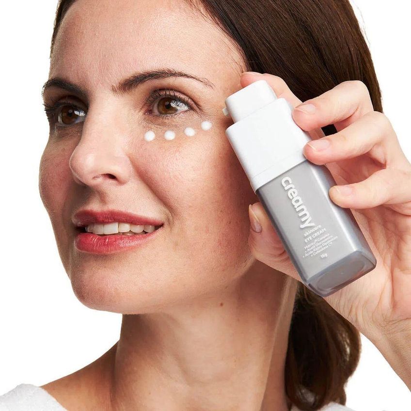 Creme Para Os Olhos Eye Cream Antirrugas Clareador Multicolorido Creamy - imagem 4