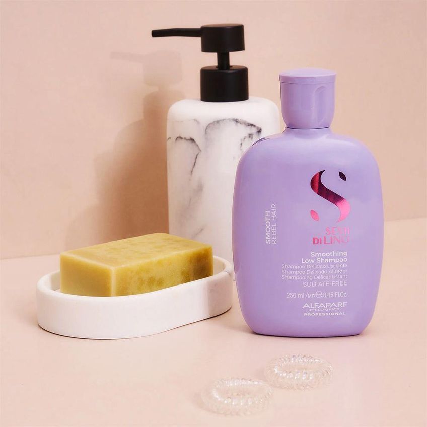 Kit De Tratamento Capilar Semi Di Lino Smooth Anti-frizz Com 4 Produtos Alfaparf - imagem 3