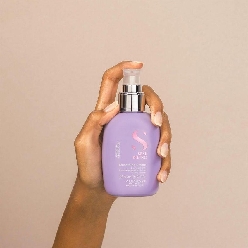 Kit De Tratamento Capilar Semi Di Lino Smooth Anti-frizz Com 4 Produtos Alfaparf - imagem 4