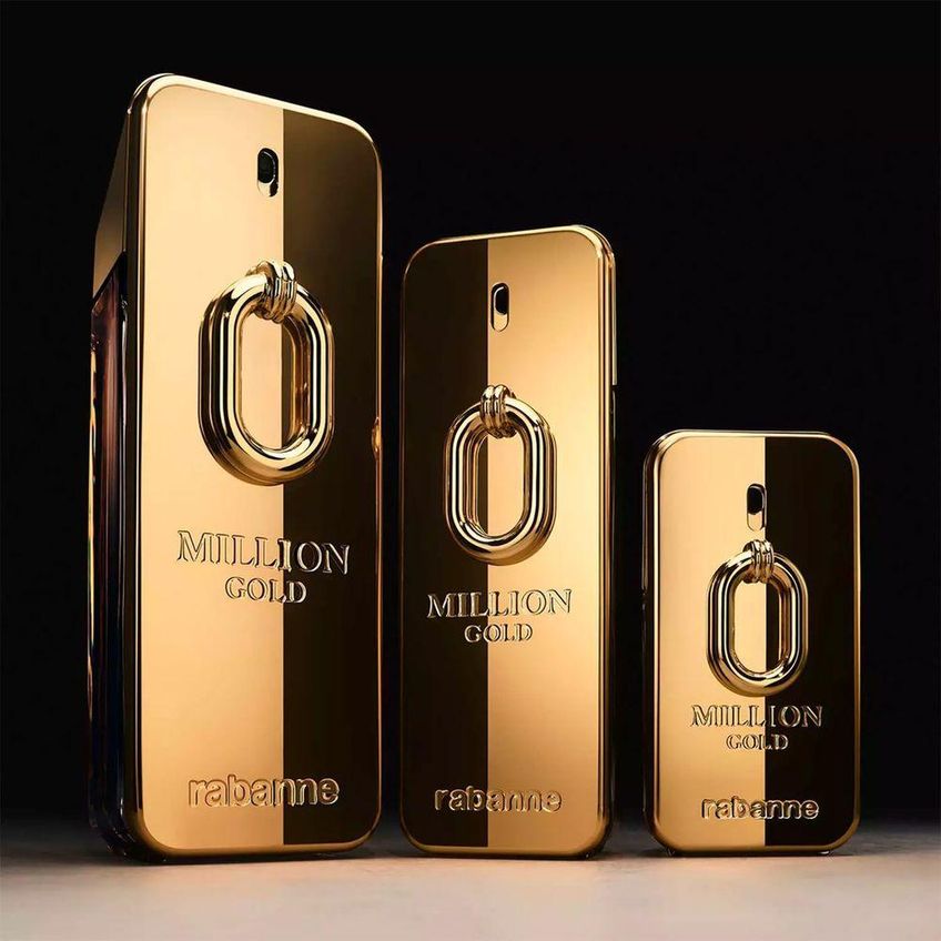 Perfume Million Gold Intense Masculino Eau De Parfum 100ml Paco Rabanne - imagem 3