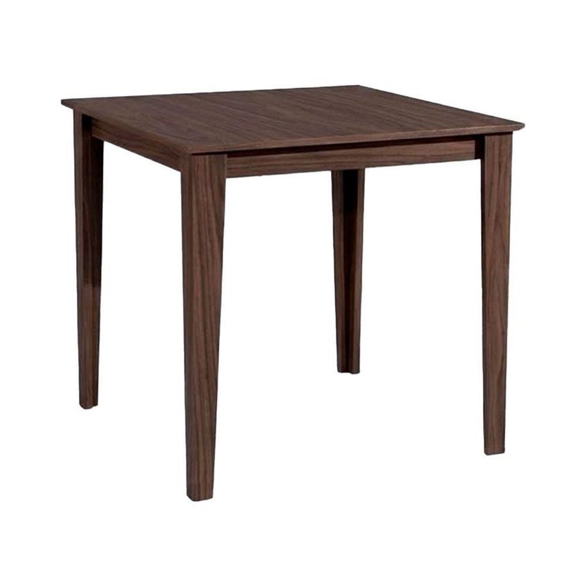 Conjunto De Mesa Com 4 Cadeiras 4 Lugares Tampo Em Madeira Bege 80cm Ágape - imagem 3