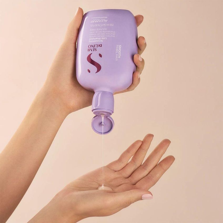 Shampoo Semi Di Lino Smooth - Low Limpeza Suave Sem Sulfatos 250ml Alfaparf - imagem 4