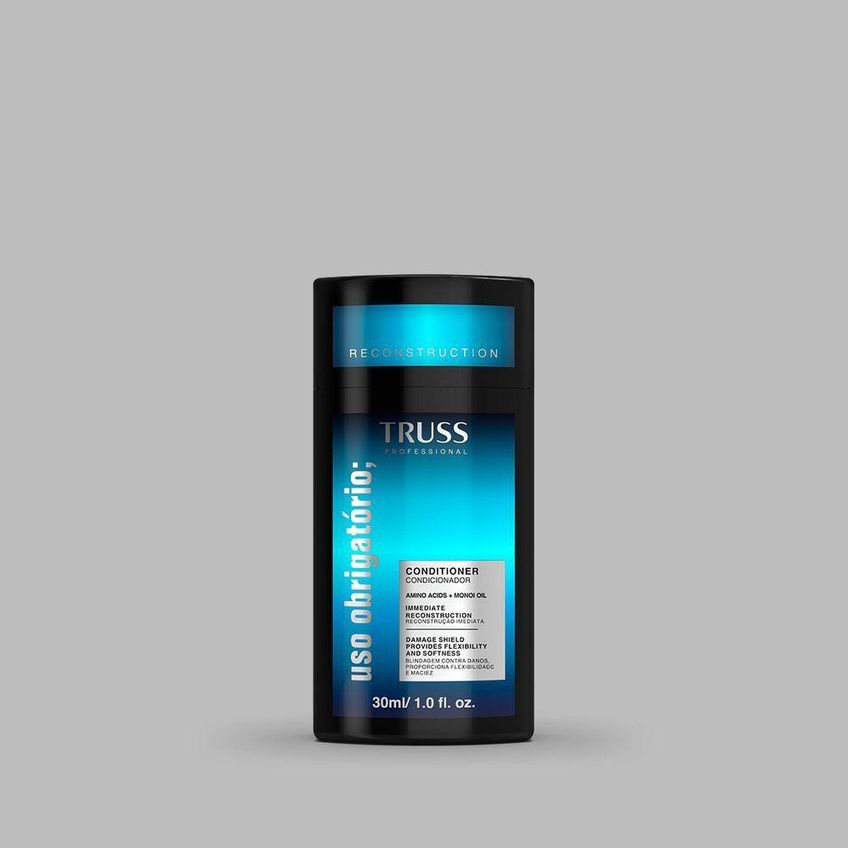 Condicionador Truss Uso Obrigatório Reconstrutor Antifrizz 30ml - imagem 3