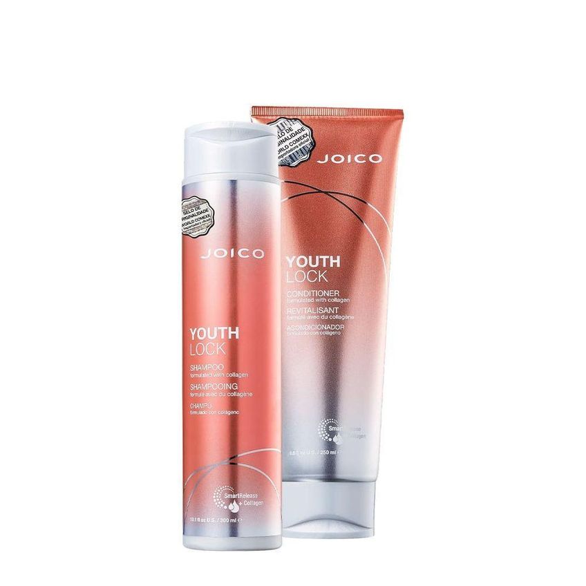 Kit De Tratamento Capilar Joico Youthlock Collagen Duo Shampoo 300ml E Condicionador 250ml - imagem 4