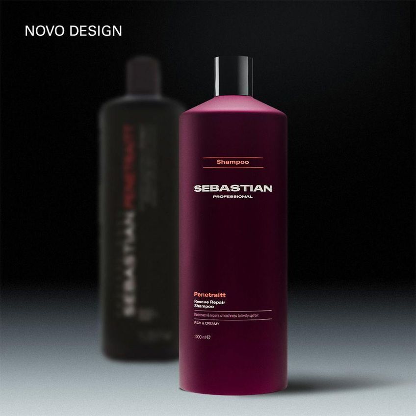 Shampoo Penetraitt Limpeza Eficiente 1l Sebastian Professional - imagem 2