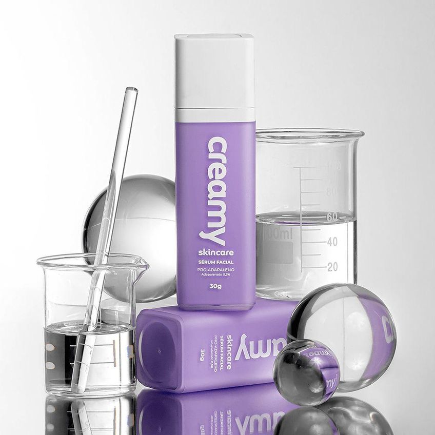 Kit Sérum Facial Skincare Pro-adapaleno Vitamina C Gold 30ml 30g Creamy - imagem 3