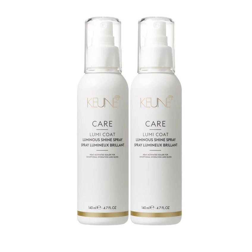 Finalizador Kit Keune Care Lumi Coat Spray De Brilho 2 Unidades 140ml Multicolorido - imagem 4