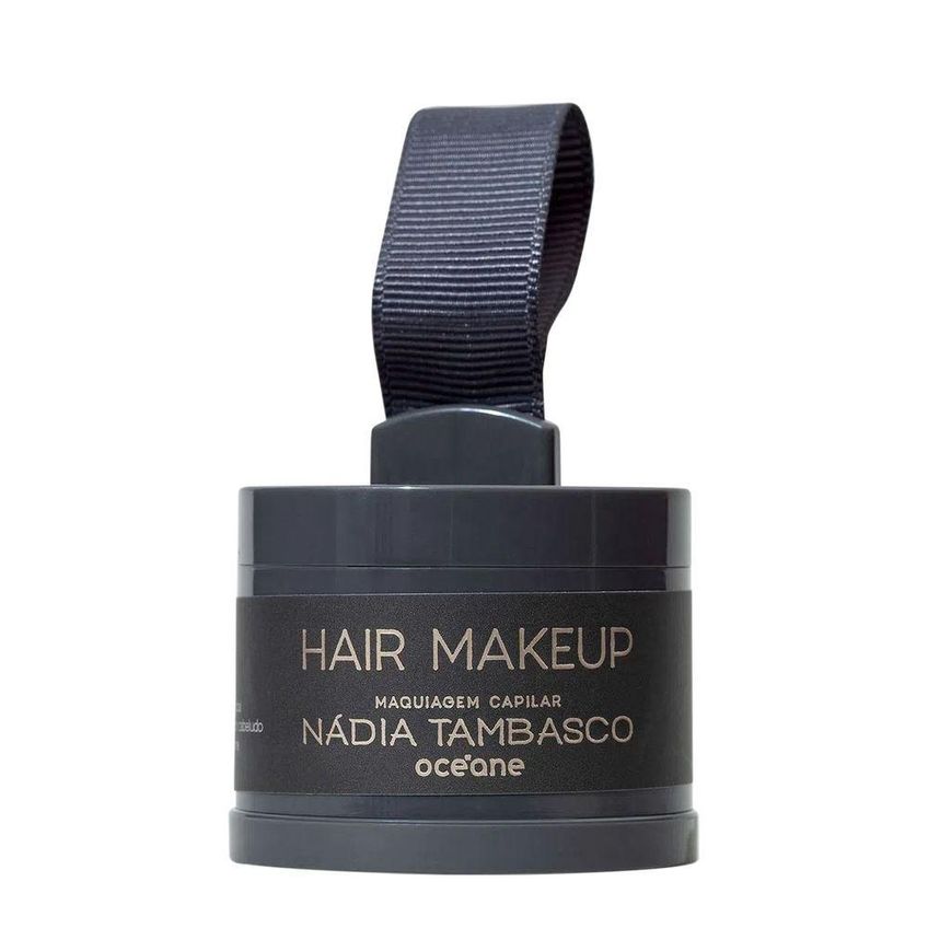 Maquiagem Capilar Nadia Tambasco Hair Makeup Cobertura Rápida Preto Oceane 4g - imagem 4