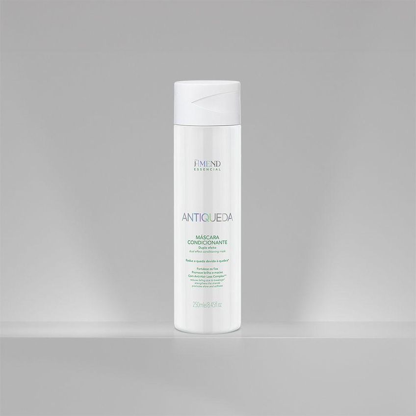 Máscara Condicionante Essencial Antiqueda Duplo Efeito Amend Cosméticos 250ml - imagem 3