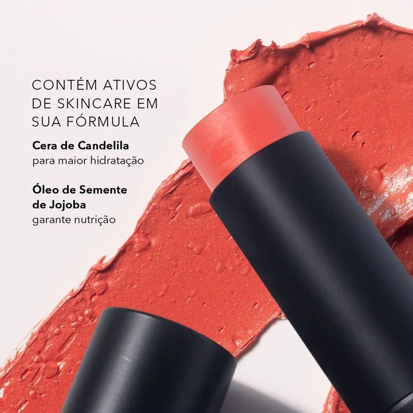 Blush Em Bastão Edition Coral Acabamento Cremoso Oceane 12g - imagem 5