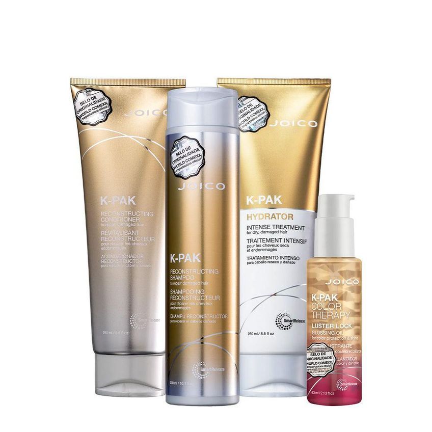 Kit De Tratamento Capilar K-pak Repair Damaged Trio Home Care E Oleo Multicolorido Joico - imagem 5