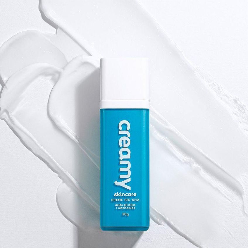 Kit Skincare Creamy Limpador Glicerinado Vitamina C Ácido Glicólico 200ml 30g - imagem 3