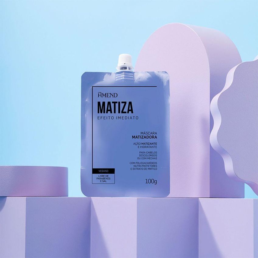 Máscara Capilar Efeito Imediato Matiza Amend Cosméticos 100g - imagem 3