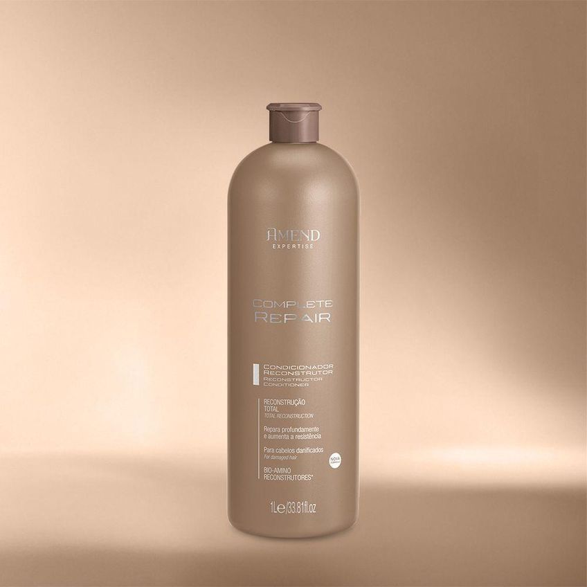 Condicionador Reconstrutor Expertise Complete Repair Com Ativos Reconstrutores Amend Cosméticos 1L - imagem 5