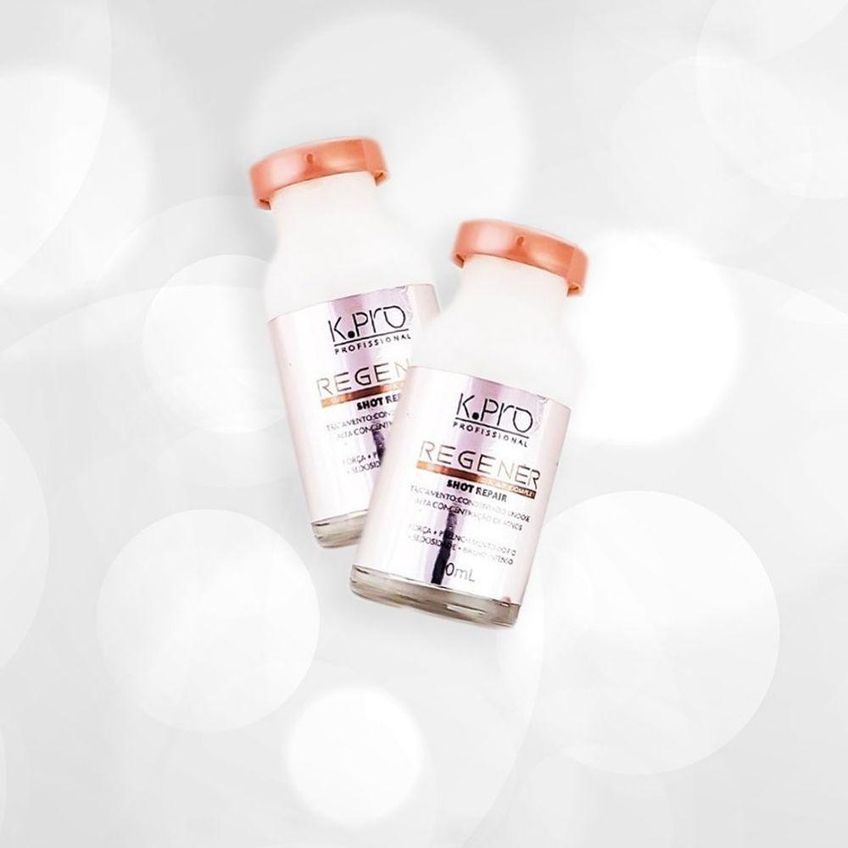 Kit Ampola De Tratamento Regenér Shot Repair Tratamento Intenso Multicolorido K.pro 10ml - imagem 2