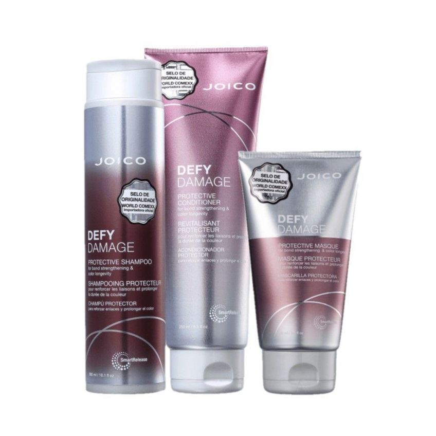 Kit De Tratamento Capilar Defy Damage Protective Home Care Protege Contra Danos Multicolorido Joico - imagem 2