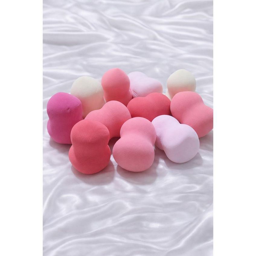 Kit Esponjas Para Maquiagem Make Acabamento Profissional Branco - imagem 4