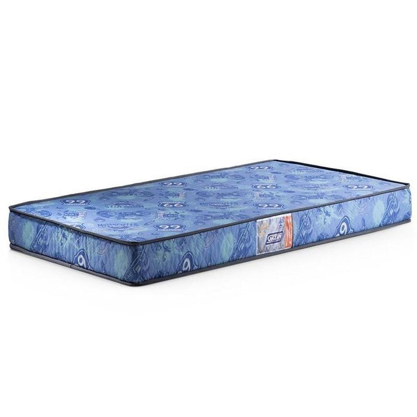 Cama Solteiro Simba Com Colchão D20 MDF Rosa Fosco Reller Móveis - imagem 3