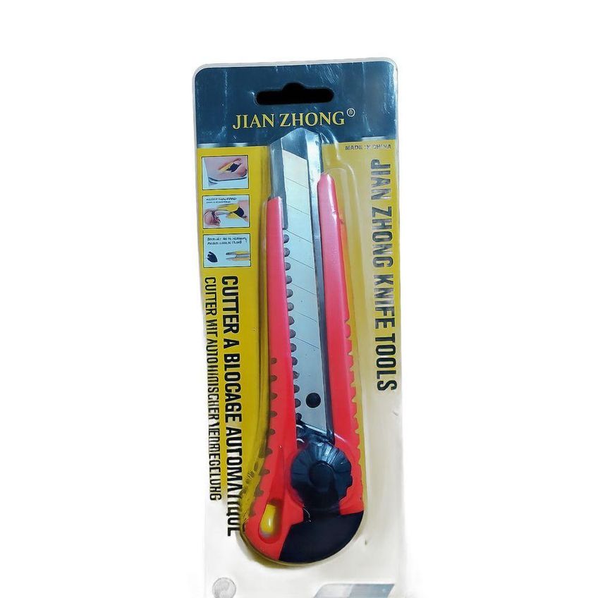 Estilete Profissional 18mm Retrátil Com Trava De Segurança 18mm - imagem 5